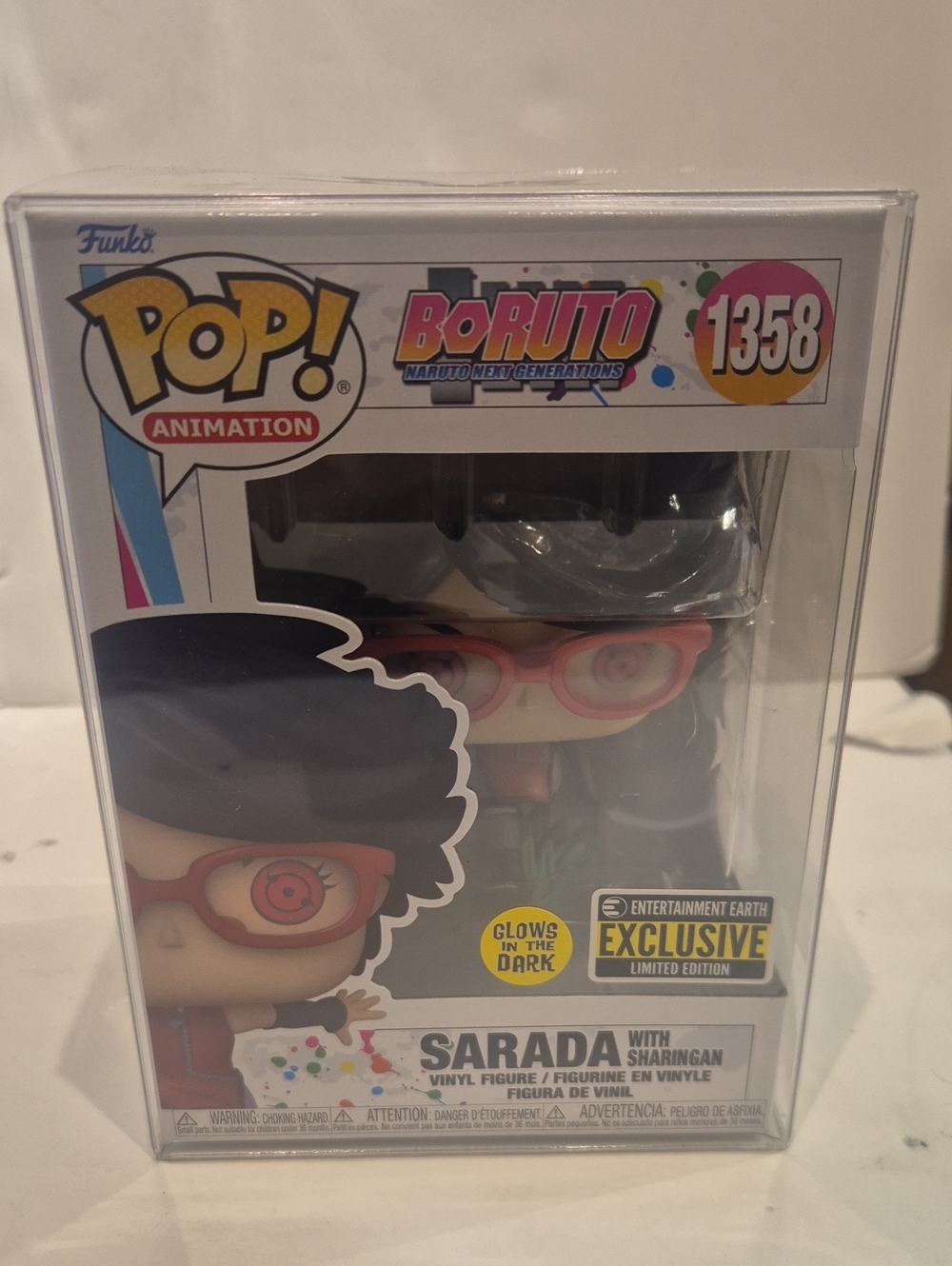 Funko Pop! Sarada + Protector with Sharingan no.1358 Boruto Next Generation